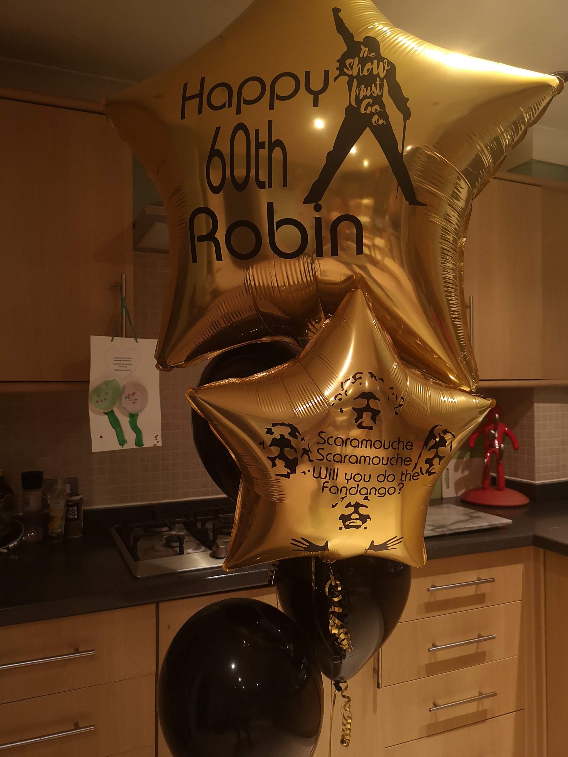 Jumbo personalised foil balloons