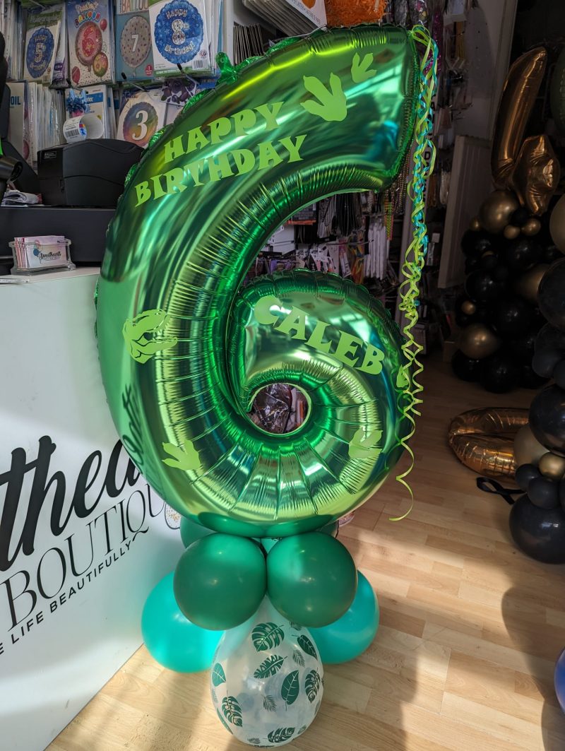 DIY Balloons - Build a Balloon Number Stack - Dinosaur