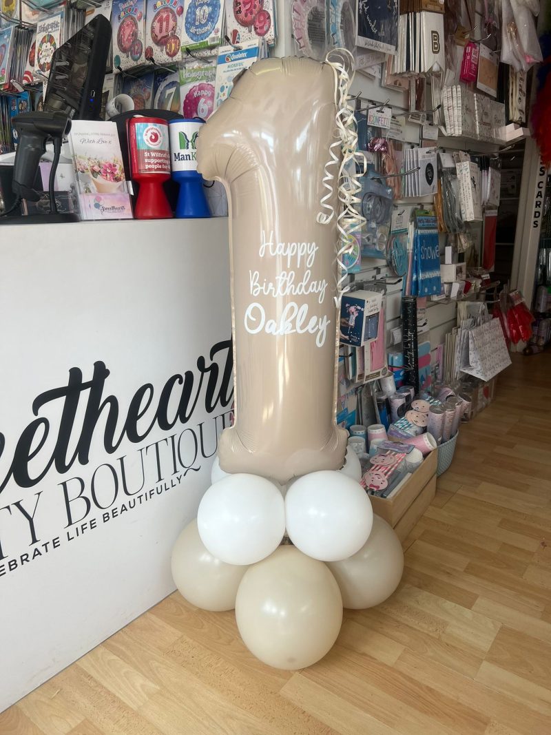 DIY Balloons - Build a Balloon Number Stack - Neutral