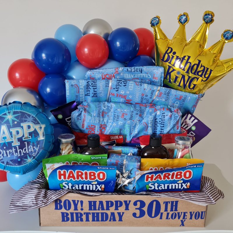 Balloon display box