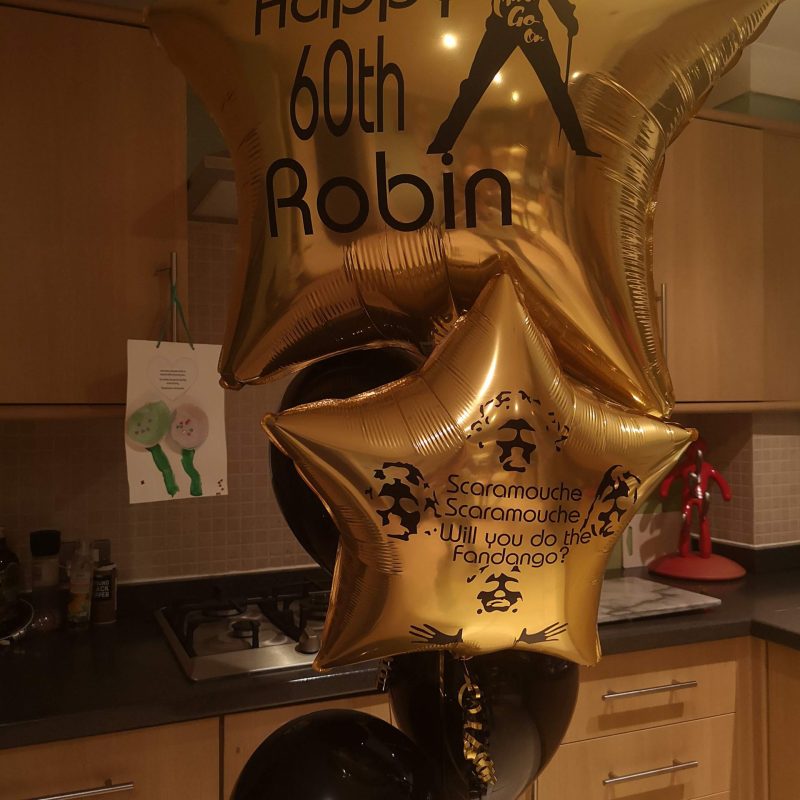 Jumbo personalised foil balloons